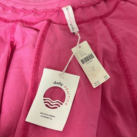 Daily Practice by Anthropologie Courtside Pink Mini Skirt L - Picture 4 of 5